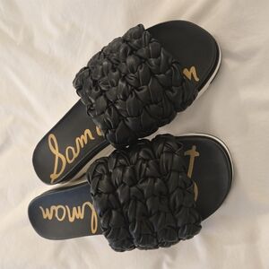 Sam Edelman Black Slide Sandals